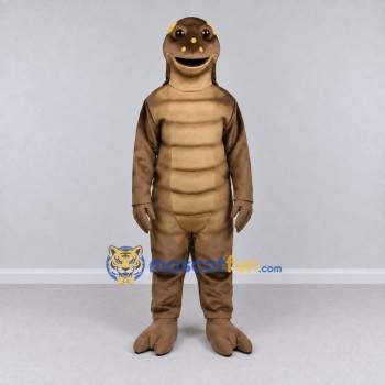 Custom Brown and Tan Dinosaur Character Mascot Costume Adult Full Body Suit for Dinosaur Events Custom Brown and Tan Dinosaur Character Mascot Costume Adult Full Body Suit for Dinosaur Events