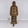 Custom Brown and Tan Dinosaur Character Mascot Costume Adult Full Body Suit for Dinosaur Events Custom Brown and Tan Dinosaur Character Mascot Costume Adult Full Body Suit for Dinosaur Events
