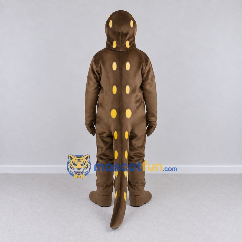 Custom Brown and Tan Dinosaur Character Mascot Costume Adult Full Body Suit for Dinosaur Events Custom Brown and Tan Dinosaur Character Mascot Costume Adult Full Body Suit for Dinosaur Events