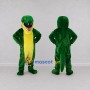 Custom Green and Yellow Dinosaur Character Mascot Costume Adult Full Body Suit for Dinosaur Events