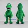 Custom Green Tyrannosaurus Character Mascot Costume Adult Full Body Suit for Dinosaur Events