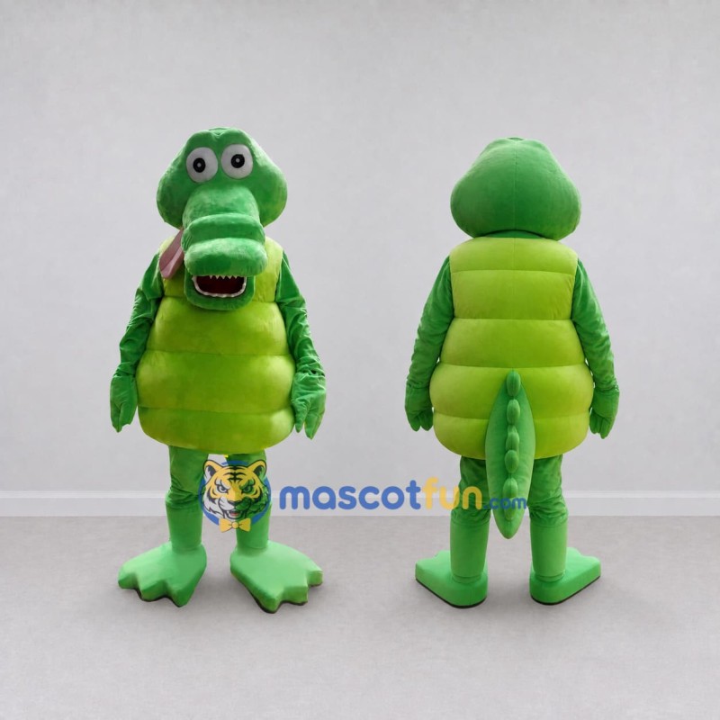 Custom Green and Yellow Turtle Character Mascot Costume Adult Full Body Suit for School Events Custom Green and Yellow Turtle Character Mascot Costume Adult Full Body Suit for School Events
