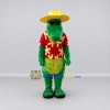Custom Green and Red Crocodile in a Tropical Shirt Mascot Costume Adult Full Body Suit for Summer Events Custom Green and Red Crocodile in a Tropical Shirt Mascot Costume Adult Full Body Suit for Summer Events