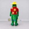Custom Green and Red Crocodile in a Tropical Shirt Mascot Costume Adult Full Body Suit for Summer Events Custom Green and Red Crocodile in a Tropical Shirt Mascot Costume Adult Full Body Suit for Summer Events