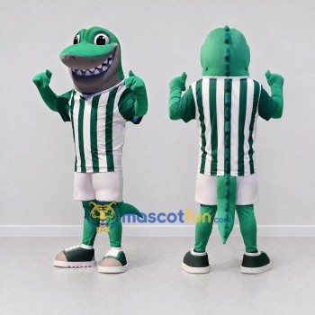 Custom Teal and White Shark in Sportswear Mascot Costume Adult Full Body Suit for Sports Events