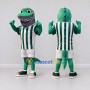 Custom Teal and White Shark in Sportswear Mascot Costume Adult Full Body Suit for Sports Events