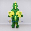 Custom Green and Yellow Winged Dragon Mascot Costume Adult Full Body Suit for Theme Parties Custom Green and Yellow Winged Dragon Mascot Costume Adult Full Body Suit for Theme Parties