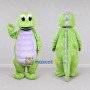 Custom Light Green and Purple Dinosaur Character Mascot Costume Adult Full Body Suit for Dinosaur Events