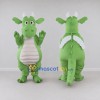 Custom Light Green and White Winged Dragon Character Mascot Costume Adult Full Body Suit for Theme Parties Custom Light Green and White Winged Dragon Character Mascot Costume Adult Full Body Suit for Theme Parties