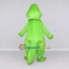 Custom Light Green and White Dinosaur Character Mascot Costume Adult Full Body Suit for Dinosaur Events Custom Light Green and White Dinosaur Character Mascot Costume Adult Full Body Suit for Dinosaur Events