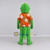Custom Green and Orange Crocodile in a Tropical Shirt Mascot Costume Adult Full Body Suit for Summer Events Custom Green and Orange Crocodile in a Tropical Shirt Mascot Costume Adult Full Body Suit for Summer Events