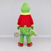 Custom Light Green and Red Crocodile in a Jacket Mascot Costume Adult Full Body Suit for Theme Parties Custom Light Green and Red Crocodile in a Jacket Mascot Costume Adult Full Body Suit for Theme Parties