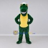 Custom Dark Green and Yellow Crocodile Mascot Costume Adult Full Body Suit for Wildlife Events