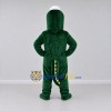 Custom Dark Green and Yellow Crocodile Mascot Costume Adult Full Body Suit for Wildlife Events