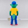 Custom Green and Yellow Dragon Character in Casual Clothes Mascot Costume Adult Full Body Suit for School Events Custom Green and Yellow Dragon Character in Casual Clothes Mascot Costume Adult Full Body Suit for School Events