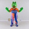 Custom Green and Orange Crocodile in a Colorful Outfit Mascot Costume Adult Full Body Suit for Theme Parties Custom Green and Orange Crocodile in a Colorful Outfit Mascot Costume Adult Full Body Suit for Theme Parties