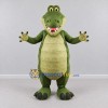Custom Olive Green and Cream Crocodile Character Mascot Costume Adult Full Body Suit for Wildlife Events Custom Olive Green and Cream Crocodile Character Mascot Costume Adult Full Body Suit for Wildlife Events
