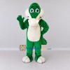 Custom Green and White Crocodile Character Mascot Costume Adult Full Body Suit for Wildlife Events Custom Green and White Crocodile Character Mascot Costume Adult Full Body Suit for Wildlife Events