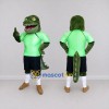 Custom Green and Black Crocodile in Sportswear Mascot Costume Adult Full Body Suit for Sports Events Custom Green and Black Crocodile in Sportswear Mascot Costume Adult Full Body Suit for Sports Events