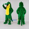 Custom Green and Yellow Crocodile Mascot Costume Adult Full Body Suit for Wildlife Events Custom Green and Yellow Crocodile Mascot Costume Adult Full Body Suit for Wildlife Events