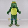 Custom Green and Yellow Reptile Character Mascot Costume Adult Full Body Suit for Wildlife Events Custom Green and Yellow Reptile Character Mascot Costume Adult Full Body Suit for Wildlife Events