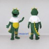 Custom Green and White Dragon Character in a Shirt Mascot Costume Adult Full Body Suit for School Events Custom Green and White Dragon Character in a Shirt Mascot Costume Adult Full Body Suit for School Events