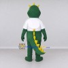 Custom Green and White Dragon Character in a Shirt Mascot Costume Adult Full Body Suit for School Events Custom Green and White Dragon Character in a Shirt Mascot Costume Adult Full Body Suit for School Events