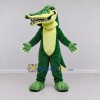 Custom Green and Cream Crocodile Mascot Costume Adult Full Body Suit for Wildlife Events Custom Green and Cream Crocodile Mascot Costume Adult Full Body Suit for Wildlife Events