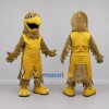 Custom Brown and Yellow Eagle in Sportswear Mascot Costume Adult Full Body Suit for Sports Events Custom Brown and Yellow Eagle in Sportswear Mascot Costume Adult Full Body Suit for Sports Events