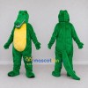 Custom Green and Yellow Crocodile Mascot Costume Adult Full Body Suit for Wildlife Events Custom Green and Yellow Crocodile Mascot Costume Adult Full Body Suit for Wildlife Events