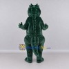 Custom Dark Green Fierce Dinosaur Character Mascot Costume Adult Full Body Suit for Dinosaur Events