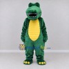 Custom Green and Yellow Crocodile Character Mascot Costume Adult Full Body Suit for Wildlife Events