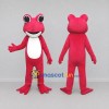 Custom Red and White Frog Mascot Costume Adult Full Body Suit for School Events Custom Red and White Frog Mascot Costume Adult Full Body Suit for School Events