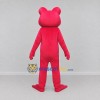 Custom Red and White Frog Mascot Costume Adult Full Body Suit for School Events Custom Red and White Frog Mascot Costume Adult Full Body Suit for School Events