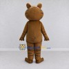 Custom Brown and Cream Frog Character Mascot Costume Adult Full Body Suit for School Events Custom Brown and Cream Frog Character Mascot Costume Adult Full Body Suit for School Events