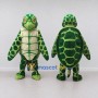 Custom Green and Cream Sea Turtle Mascot Costume Adult Full Body Suit for Ocean Events