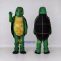 Custom Green and Black Turtle Mascot Costume Adult Full Body Suit for Wildlife Events