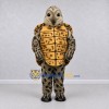 Custom Tan and Brown Tortoise Mascot Costume Adult Full Body Suit for Wildlife Events