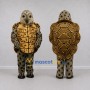 Custom Tan and Brown Tortoise Mascot Costume Adult Full Body Suit for Wildlife Events