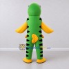 Custom Green and Yellow Fish Character Mascot Costume Adult Full Body Suit for Ocean Events Custom Green and Yellow Fish Character Mascot Costume Adult Full Body Suit for Ocean Events