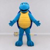 Custom Blue and Yellow Turtle Character Mascot Costume Adult Full Body Suit for Ocean Events