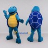 Custom Blue and Yellow Turtle Character Mascot Costume Adult Full Body Suit for Ocean Events