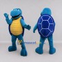 Custom Blue and Yellow Turtle Character Mascot Costume Adult Full Body Suit for Ocean Events