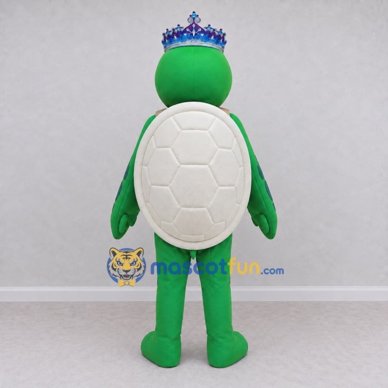 Custom Green and White Turtle Princess Character Mascot Costume Adult Full Body Suit for Theme Parties Custom Green and White Turtle Princess Character Mascot Costume Adult Full Body Suit for Theme Parties