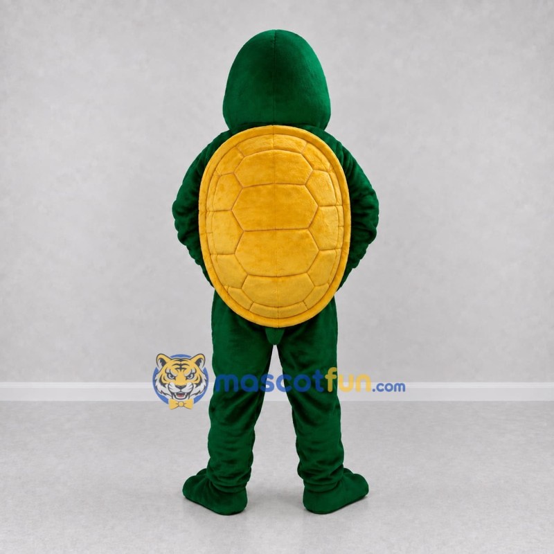 Custom Green and Yellow Turtle Character Mascot Costume Adult Full Body Suit for Wildlife Events Custom Green and Yellow Turtle Character Mascot Costume Adult Full Body Suit for Wildlife Events