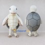 Custom White and Gray Sea Turtle Mascot Costume Adult Full Body Suit for Ocean Events