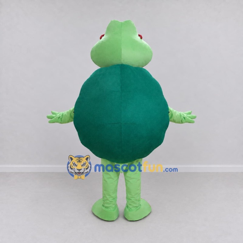 Custom Light Green and Yellow Turtle with Glasses Mascot Costume Adult Full Body Suit for School Events Custom Light Green and Yellow Turtle with Glasses Mascot Costume Adult Full Body Suit for School Events