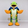 Custom Green and Blue Superhero Fish Character Mascot Costume Adult Full Body Suit for Theme Parties Custom Green and Blue Superhero Fish Character Mascot Costume Adult Full Body Suit for Theme Parties