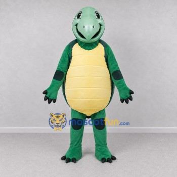 Custom Teal and Yellow Turtle Character Mascot Costume Adult Full Body Suit for Wildlife Events Custom Teal and Yellow Turtle Character Mascot Costume Adult Full Body Suit for Wildlife Events