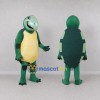 Custom Teal and Yellow Turtle Character Mascot Costume Adult Full Body Suit for Wildlife Events